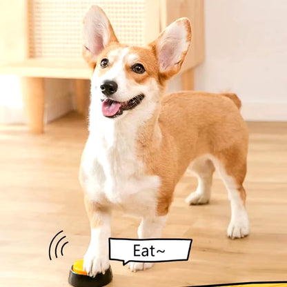 8PCS Dog Communication Buttons Voice Recording Button for Pet Training Buzzer 30 Second Record Playback Funny Gift for Talking