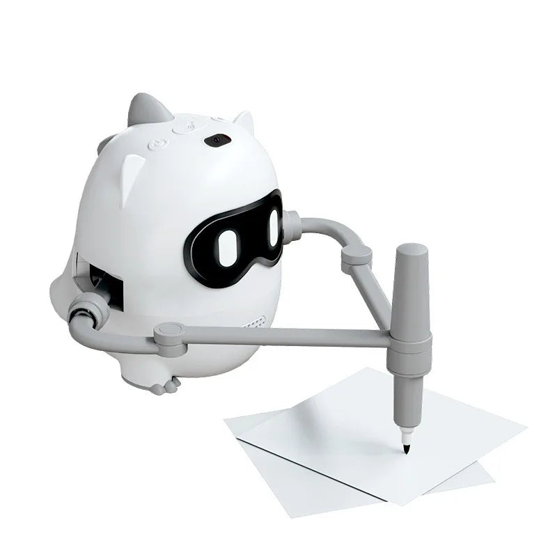 Generic Smart Dinosaur Drawing Robot Intelligent Early Education Toy Card Voice Broadcast for Toddlers Kids Preschool Learning
