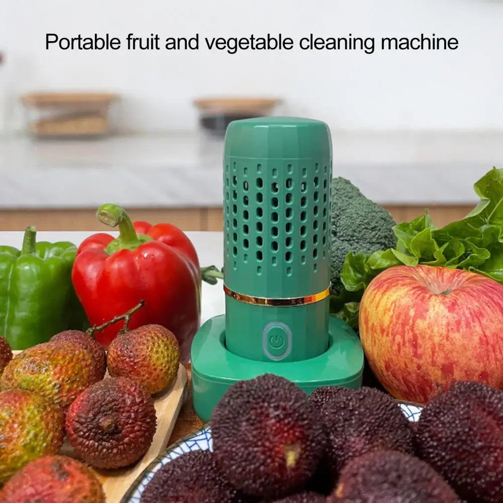 Portable Fruit Vegetable Washer Deeply Cleans Produce One Key Operating Fruit Wash Machine for Healthier Eating