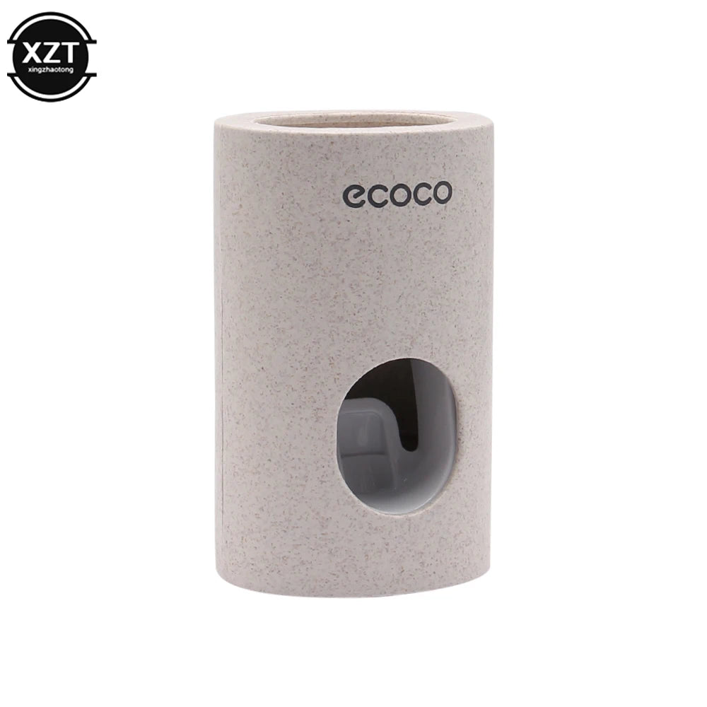 Toothpaste Dispenser Wall Mount Bathroom Waterproof Toothpaste Squeezer Toothbrush Holde Bathroom Accessories