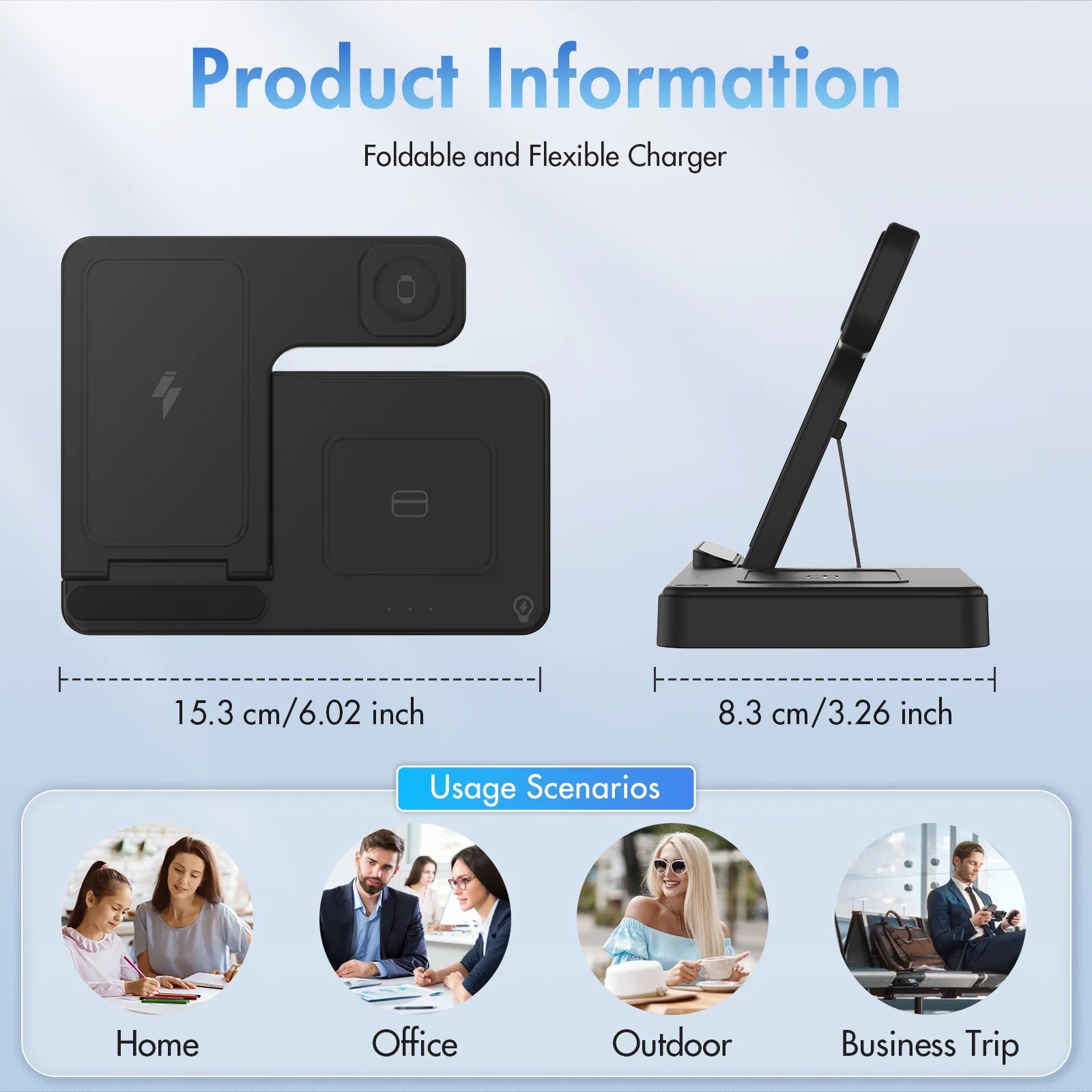 Charging Station, 3 in 1 